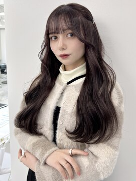 ランテルディ 渋谷(LANTERDIT) 【LANTERDIT】ラベンダーグレー/韓国巻き/ロング/前髪/Risa