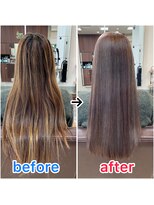 グリームバイフォルテ 藤枝(gream by FORTE)&nbsp;greamオリジナル髪質改善トリートメントで極上のツヤ髪へ