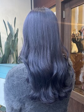 アン(Hair make un) アッシュラベンダー