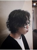 メンズロング ミディアム スパイラルパーマ