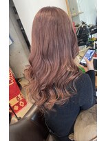 アオゾラヘアー 本店(AOZORA HAIR) 艶髪×ピンクブラウン×ローレイヤー