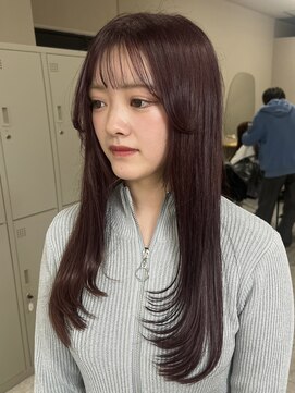 シカ 神戸三宮元町店(Cica) 韓国レイヤー　髪質改善　艶カラー　神戸　三ノ宮　田村梨乃