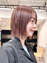 ロット 横浜(lot)&nbsp;小顔ヘイリーボブ×似合わせカット×大人ガーリー[横浜駅]