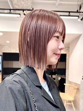 ロット 横浜(lot) 小顔ヘイリーボブ×似合わせカット×大人ガーリー[横浜駅]