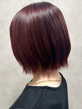 ルノン シェリー(LUNON cheliy) ボルドーカラー/レッドカラー/ブリーチ/外ハネ