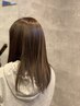 《ナチュラルな仕上り》縮毛矯正+カット+グロストリートメント★￥15000