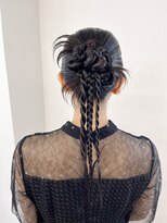 ヘアアレンジ/お呼ばれヘア/ヘアセット/ヘアメイク
