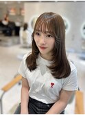 マロンベージュ/レイヤー/韓国風/髪質改善/梅田
