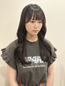 ゼストララ(ZEST Lara) 顔周りカット×透明感ブラウンで韓国ヘア【吉祥寺】misaki