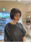 顔周りレイヤーボブ