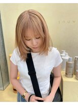 スニュウ(snuw)&nbsp;【snuw mina】レイヤーカット/透明感カラー/伏見