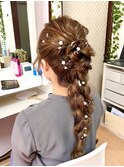 編みおろしヘア【品川/ヘアセット】