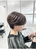 毛流れセンターパート