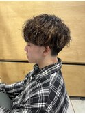 マッシュスタイル/メンズパーマ/ハイライト[札幌美容室LINDA]