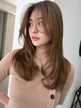 ソヨン 栄店(SOYON) フェミニンロング/似合わせカット/メルティカラー/2wayバング