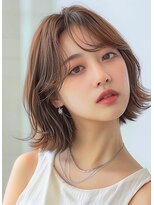 レヴ 草加店(LEV.)&nbsp;ブルーブラック外ハネボブワイドバング