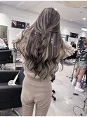 縮毛矯正髪質改善ハイライトレイヤーカット枚方美容室エクステ