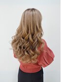 ふわふわ巻きおろしヘアアレンジ