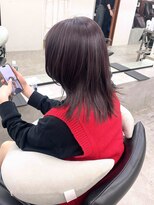 ソソ(soso)&nbsp;ホワイトグレージュ/デジタルパーマ/チェリーブラウン/横浜