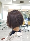 前下がりちっくなナチュラルショートボブ