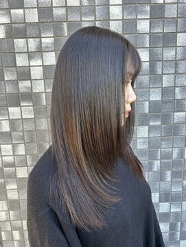 エニー(ENi) くびれヘア/アプリコットオレンジ/ハイライトカラー/辻堂