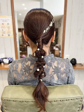 シュカブラ スパングル(Skovla Spangle) タイト編みおろし