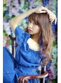 ブルーメッシュでインナーカラーを♪♪