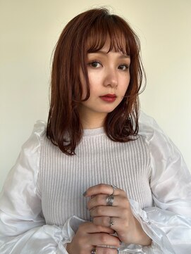 カバーヘア ブリス 上尾西口店(COVER HAIR bliss) 前髪パーマニュアンスカールウルフミディアムp1上尾20代30代40代