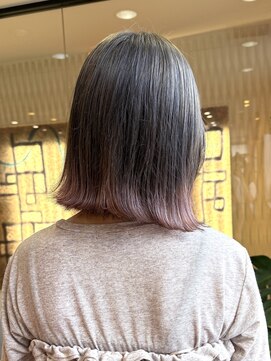 レクタ(recta) ボブスタイル 外ハネボブ グラデーションカラー