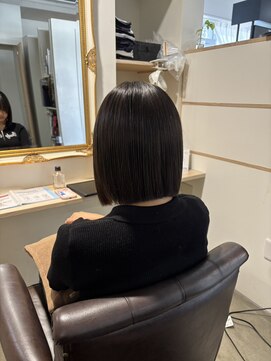 トムヘアーデザイン 楠葉店(TOM HAIR DESIGN) 艶髪/艶髪ストレート/髪質改善ストレート/縮毛矯正