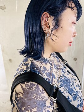 纏う美容室 切りっぱなしボブ