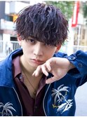 フェザーパーマ／スパイキーショート［メン ズ／渋谷］