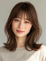 ヘアー ミッション 心斎橋店(hair Mission)&nbsp;顔まわりカット/ナチュラルレイヤー/くびれカット