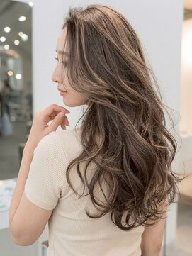 ルービックセカンド 和歌山(Rubik's 2nd) 艶感ベージュ×ゆる巻きロング