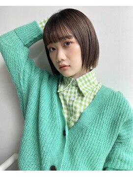 カルマ(KARMA) ラインボブ×顔まわりレイヤー
