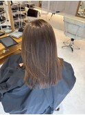 髪質改善オイル縮毛矯正×ミディアム