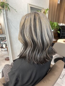 ソウソウヘアースタジオ(so/so hair studio) アンブレラカラー♪ 久留米 デザインカラー