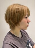 ラフ質感ショートウルフ
