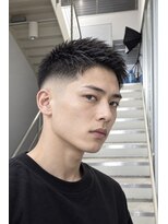 ロックス バイ マグ 松本(rocks BY MAG)&nbsp;清潔感抜群スキンフェードショート×ソフトモヒカン短髪