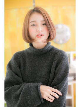 ヘアアンドビューティー ミック(Hair & Beauty miq) ふんわりAラインの女の子ボブb(miq阿佐ヶ谷)