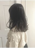 透明感グレーバイオレット