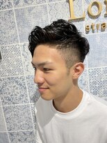 ロンド ストラーダ 心斎橋(Lond strada)&nbsp;【津賀　涼】大人カッコいい外国人風無造作パーマショート☆