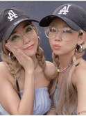 Wカラー＆エクステアレンジスタイル