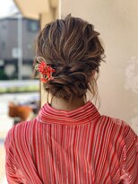 エイミーバイアフロート(amie  by afloat)&nbsp;◇ 浴衣ヘア / 大きめおだんごdeまとめ髪