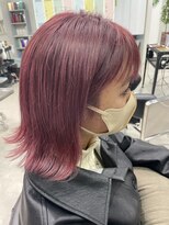 ヘアリゾートユア 新大久保店(hair resort YuA)&nbsp;カシスピンク