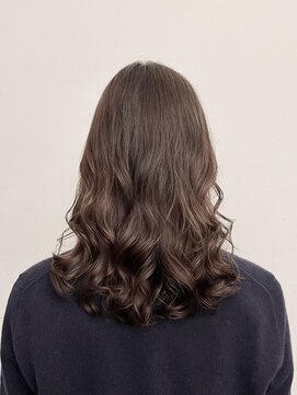 チョビー 銀座(chobii) 抜け感ヘア/イルミナ/コテ巻き風/冬カラー/ゆるふわ/韓国ヘア