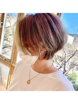 ミエルヘアーブラン(miel hair blanc) 大人ショートボブ【miel hair blanc】