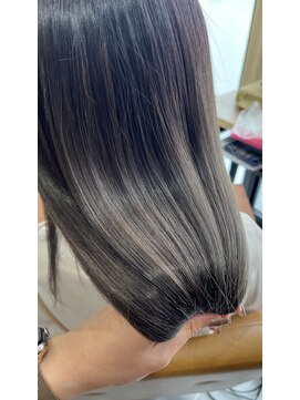 テラスヘア 新潟駅南(TERRACE hair) 【艶髪カラー】夏の透明感グレージュカラー