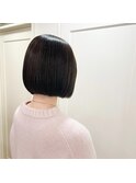 【湯田】ころんと丸みミニボブ