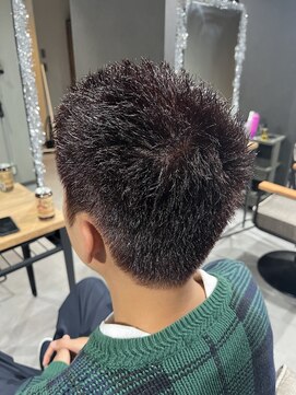 スウェル 柏店(Swell) ハイライト/マッシュパーマ/ウルフ/アッシュブラック/柏/MEN'S